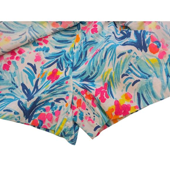 Lilly Pulitzer Sz 4 MARII SERENE BLUE TIPPY TOP Print Skort - Picture 4 of 11